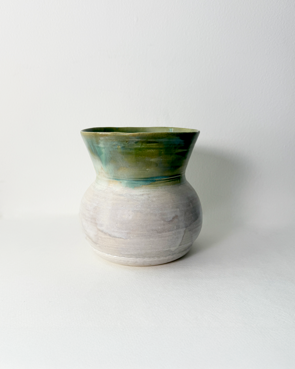 Moss & Cream Vase