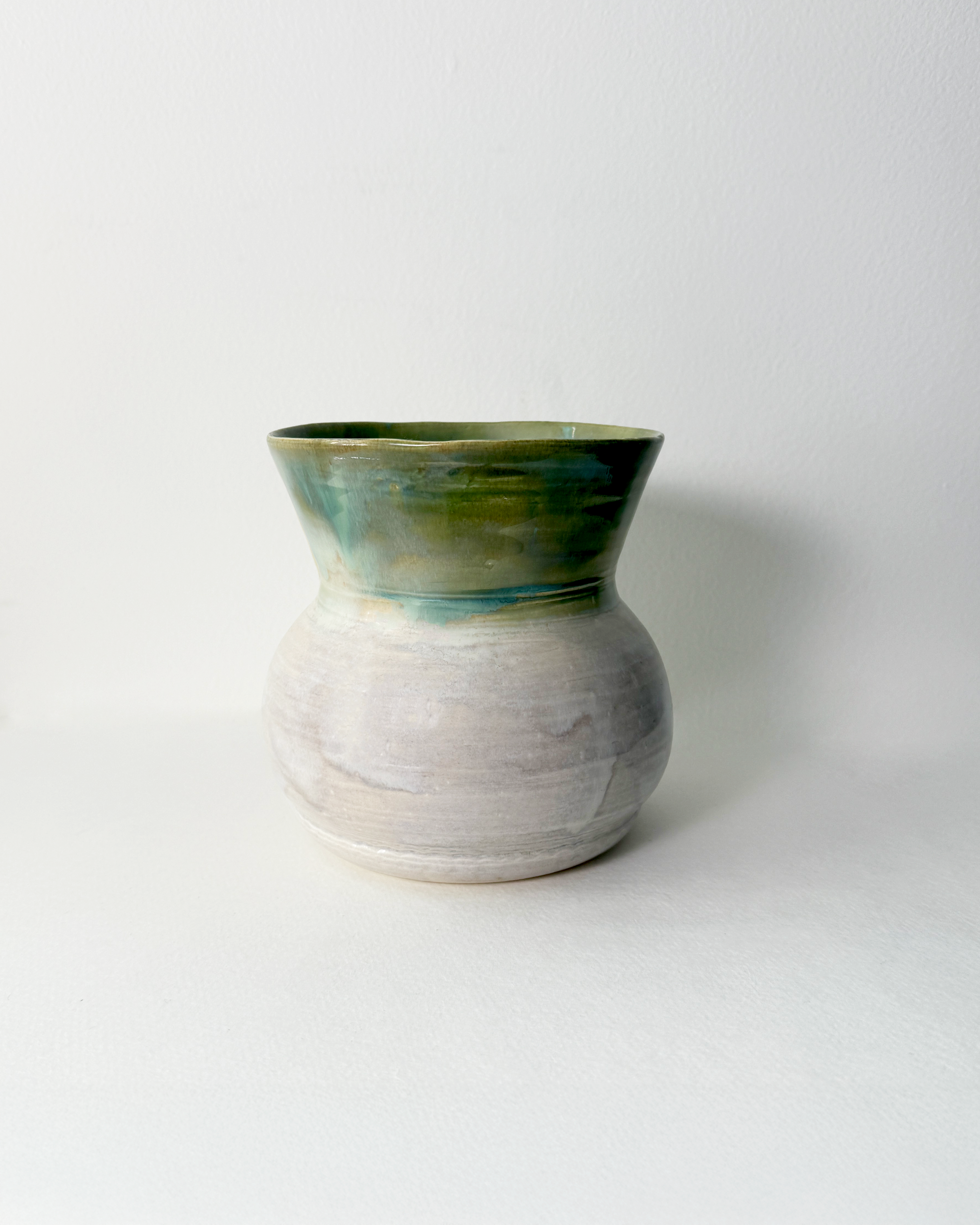 Moss & Cream Vase